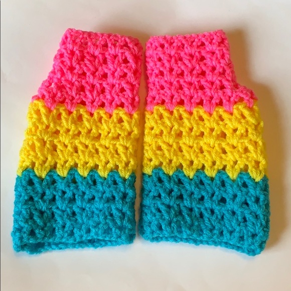 SALE💖Pansexual pride handwarmers handmade - Picture 2 of 8